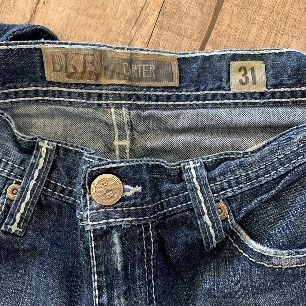 Mens Buckle BKE Denim‎ Carter Blue Jeans 31x 30 Cowboy Western Attire